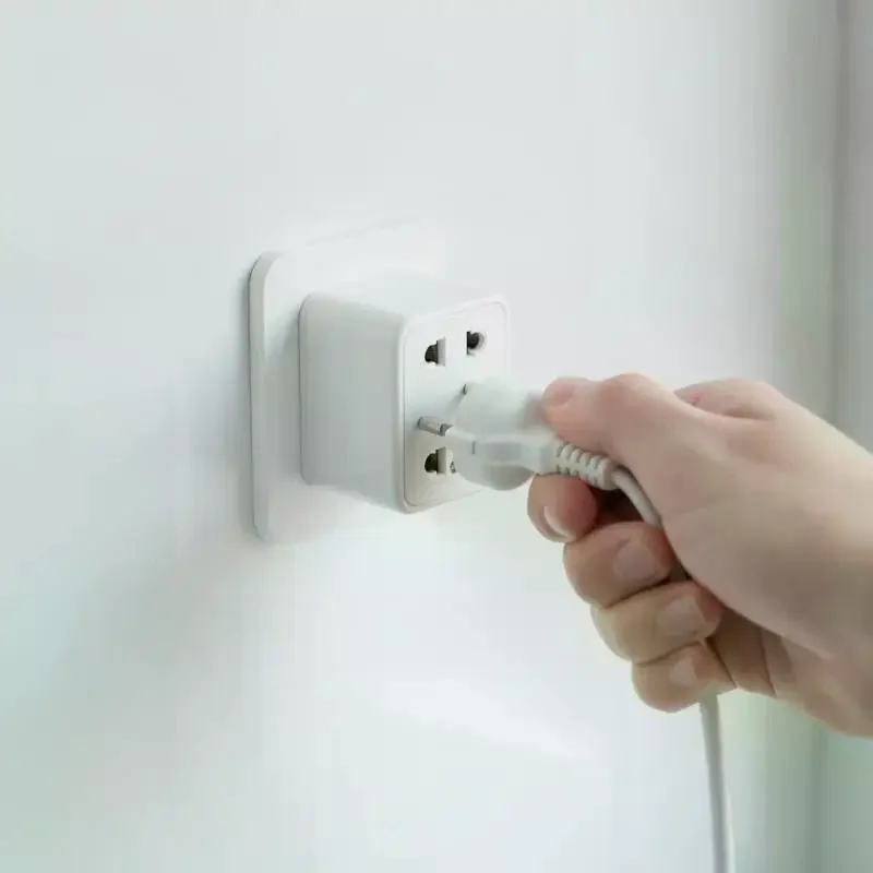 10A to 16A Power Plug Adapter, Flame-retardant PP 4000W Adapter for Home AC and Water Heater Use
