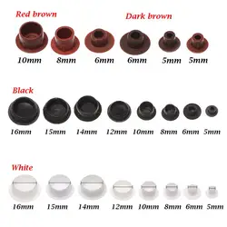 50Pcs Useful Hardware Hole Ornament Exterior Protective Cap Furniture Hole Covers Screw Decor Dust Plug Stopper