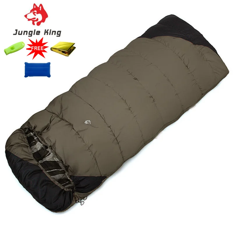 JUNGLE KING SD807 Experience the Outdoors in Comfort with the Widened and Thickened Sleeping Bag  Perfect for Travel and Camping