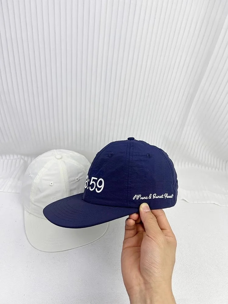 Embroidery hip hop street flat brim hat female cap trendy baseball cap male