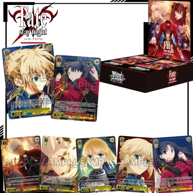 

Chinese Version FATE/STAY NIGHT Collectible Cards Cartoon Saber Cards Anime Merchandise Holiday Gift Trendy Toy Whole Box