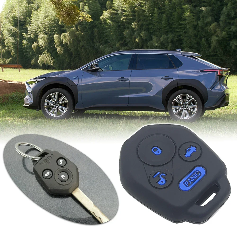 1PC Silicone Car Key Case Cover For oyota 86 Subaru Forester XV Crosstrek Forester Outback Legacy Auto Accessories