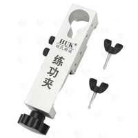 HUK Practice Clip Key Clamp Holder Locksmith Tools Kit Remove Lock Repairing Lock Pick Key Cutting Machine