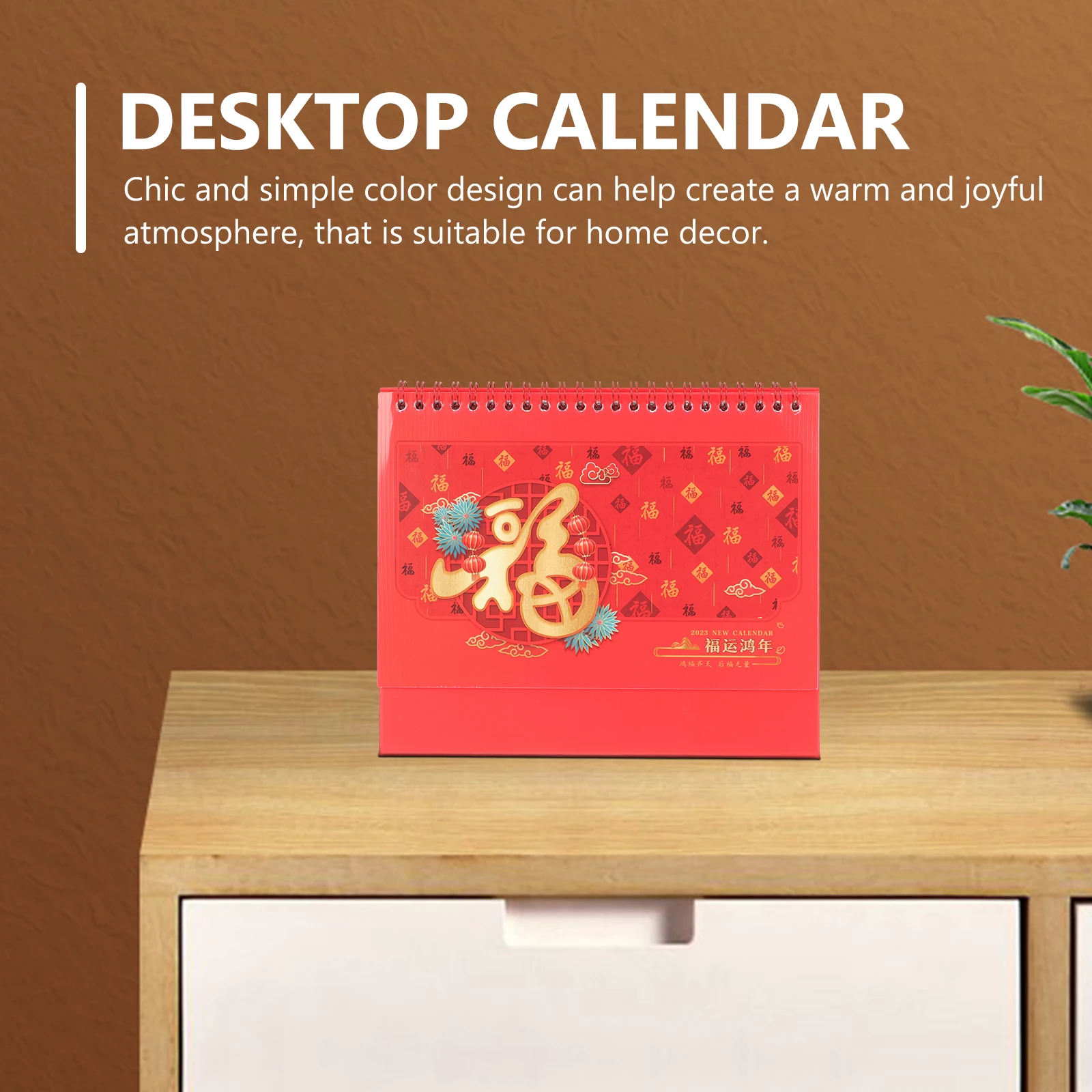 

Year of Rabbit Calendar Chinese Style Mini Desk Planner Calendars New Small Desktop Chineses Decorative Decoration