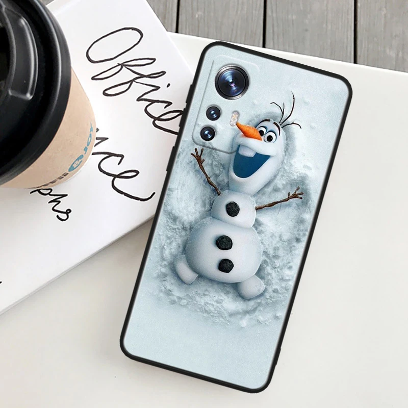 Disney Frozen Elsa Cool For Xiaomi Mi 10T 10S 9T 9 SE 8 A3 A2 A1 6X 5X CC9E Note 10 Lite Pro Mix 3 Black Soft Phone Case