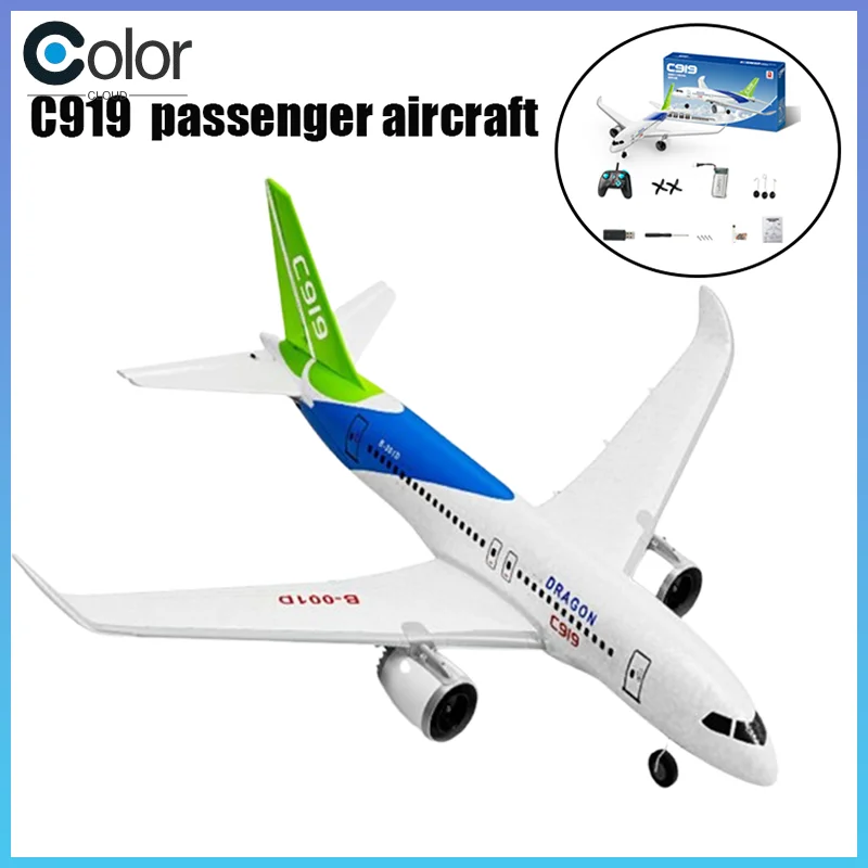 

Qf008b Планер C919 Радиоуправляемый самолет Трехканальный пульт дистанционного управления Пенопластовый самолет с фиксированным крылом Сборка своими руками Модель самолета Детский подарок