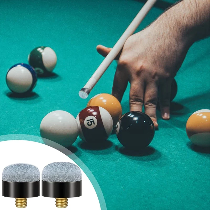 30Pcs Pieces 12 Mm/13 Mm Billiard Pool Cue Stick Tips Screw On Tips Ferrules Replacement Billard Pool Accessories