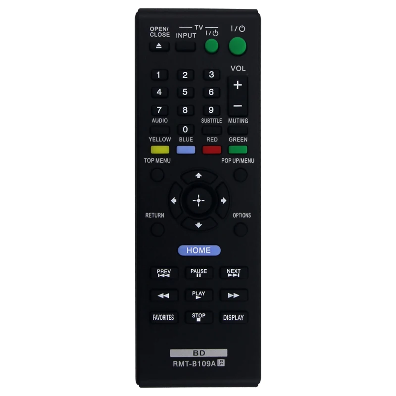 RMT-B109A Sub RMT-B110A RMT-B109P RMT-B110P Replaced Remote for Sony DVD Player