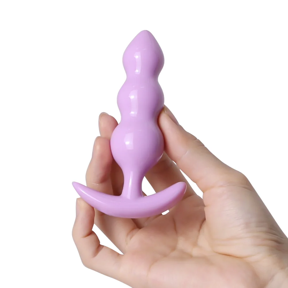 Couples Small Soft Silicone Anal Plugs Macaron Color Mini Butt Plug Stimulator Prostate Massager Anus Sex Toys For Women and Men