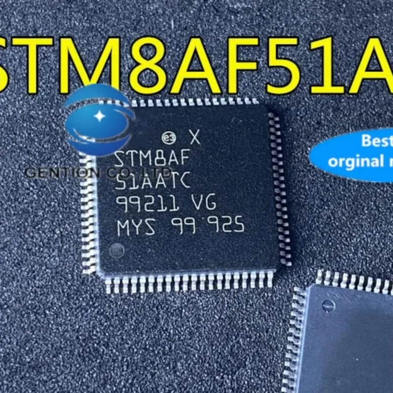 

5PCS STM8AF51AATC STM8AF51AA STM8AF51 QFP80 8-bit microcontroller chips in stock 100% new and original