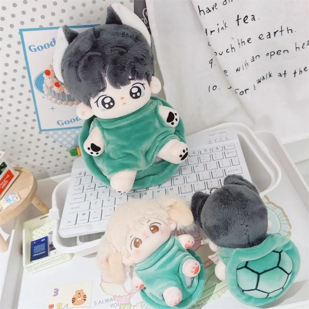 Doll's Pajamas Cotton Doll's Clothes Bodysuit 10/20cm Turtle Shell Doll Coat Cartoon Mini Plush Dolls Clothes