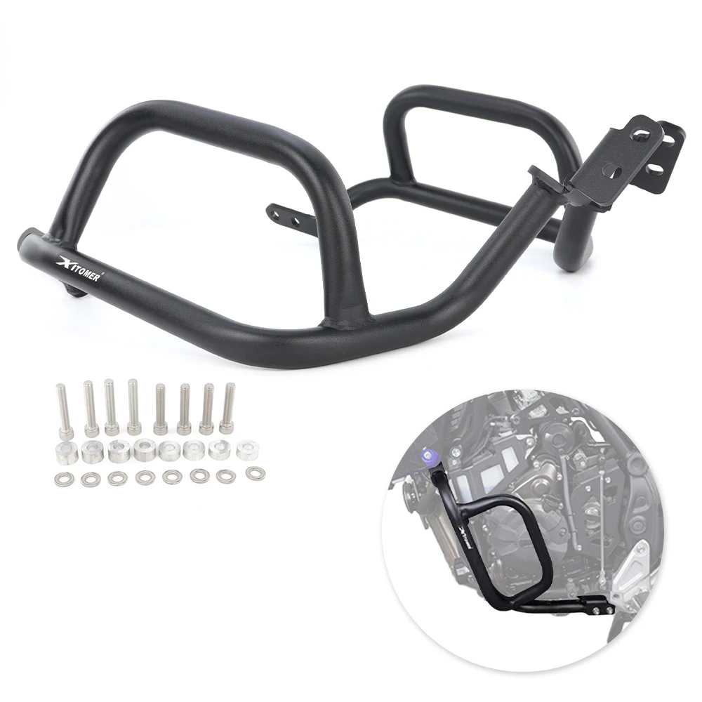 

Motorcycle Down Engine Guard Crash Bar Bumper Fairing Frame Protector Tenere 700 2019 2020 2021 2022 2023 2024 2025 For Yamaha