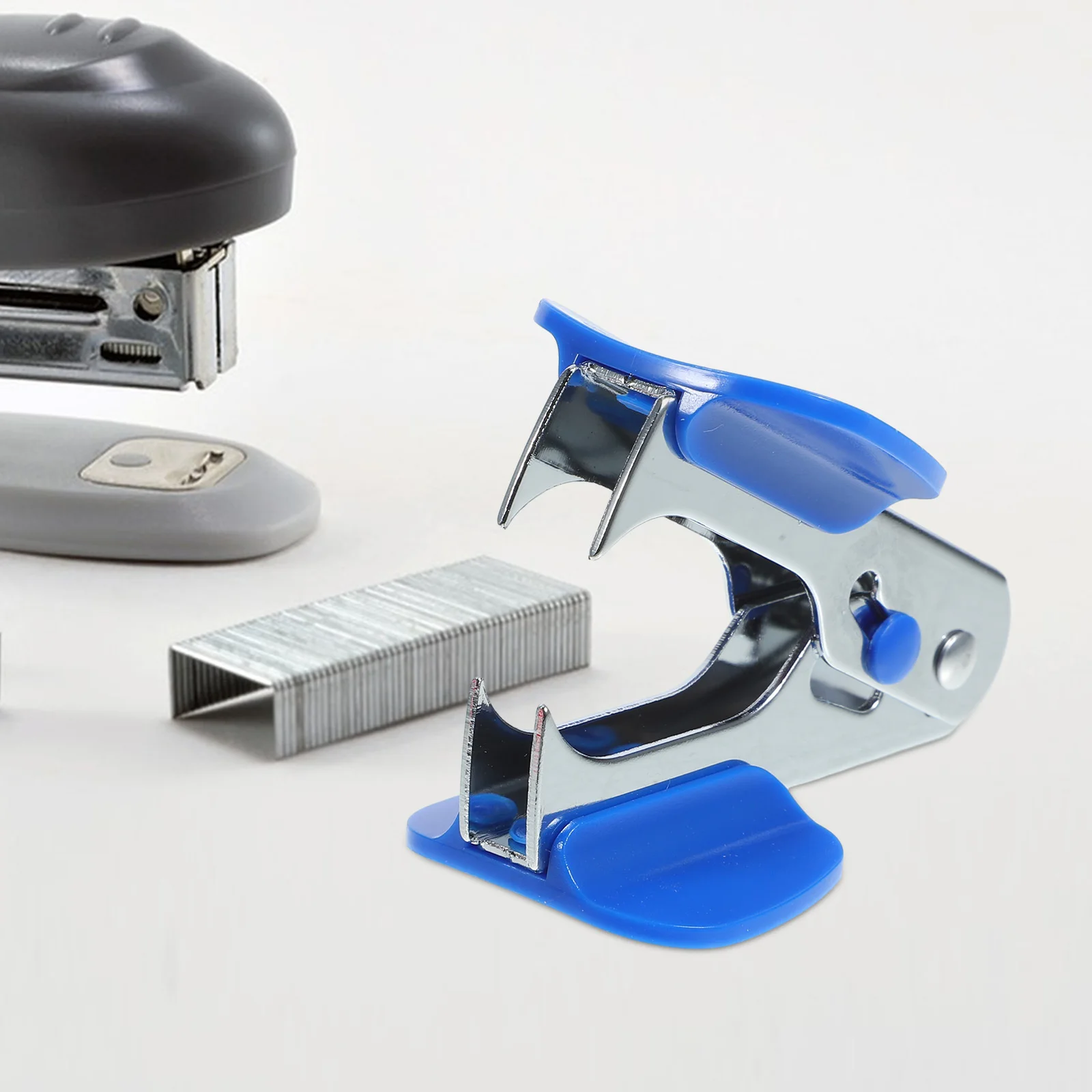 مزيل من البلاستيك عالي التحمل من الفولاذ المقاوم للصدأ، تصميم مدمج خفيف الوزن للاستخدام المكتبي المنزلي، أداة سحب تيلة يدوية #3