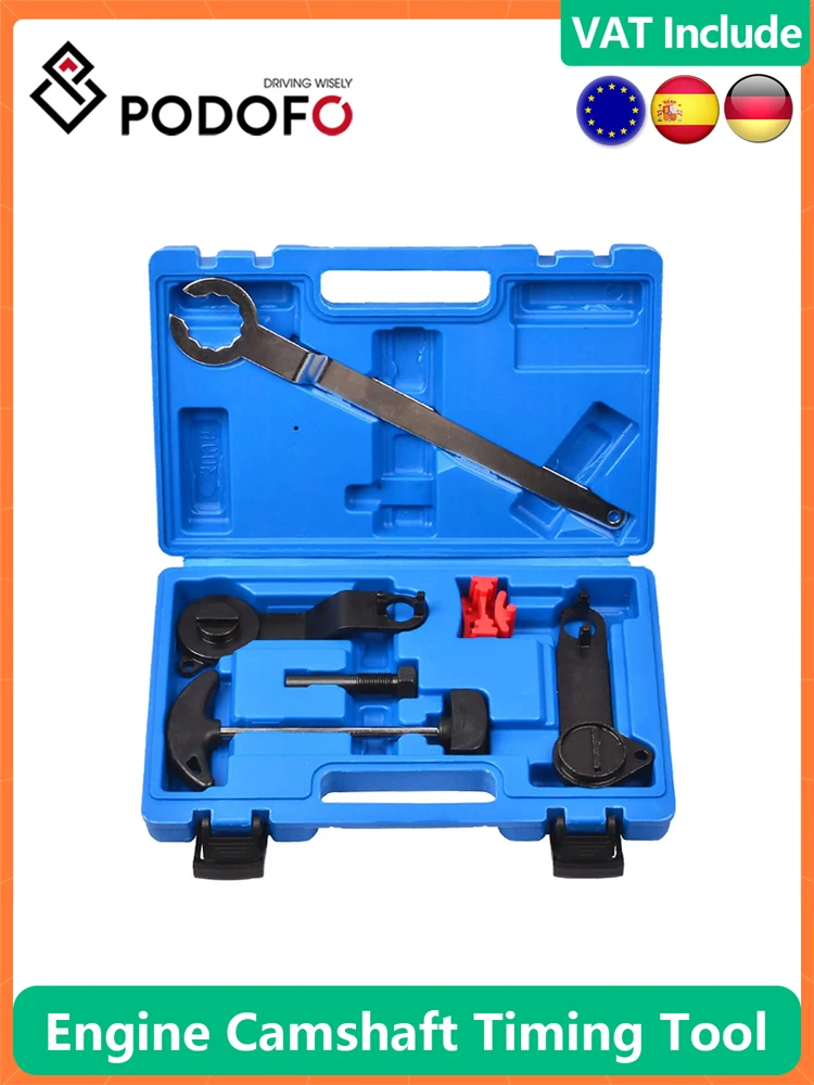 Podofo Timing Tool Set Petrol Engine Timing Camshaft Tool Set for Jetta Skoda Octavia Seat Leon EA211 VW Golf 7 mk7 VII