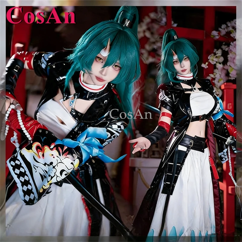 

CosAn Game Arknights Hoshiguma The Breacher Cosplay Costumes Fashion Elegant Lovely Uniforms Halloween Party Role Play Clothing
