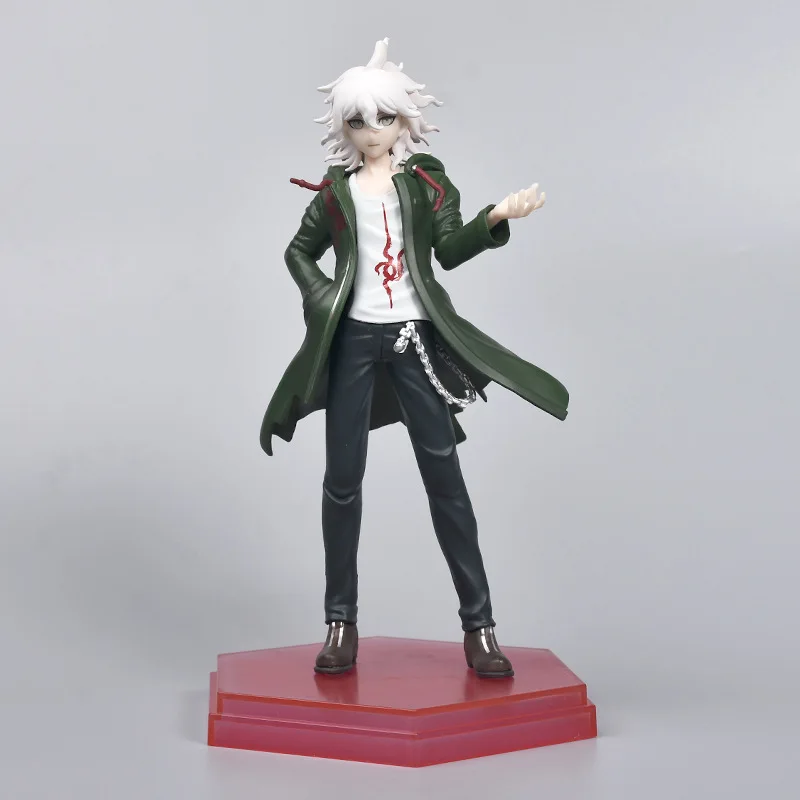 Danganronpa Figure Nagito Komaeda Action Figure 20cm PVC Anime Game Figure Model Collection Model Toys Gift Christmas Gift