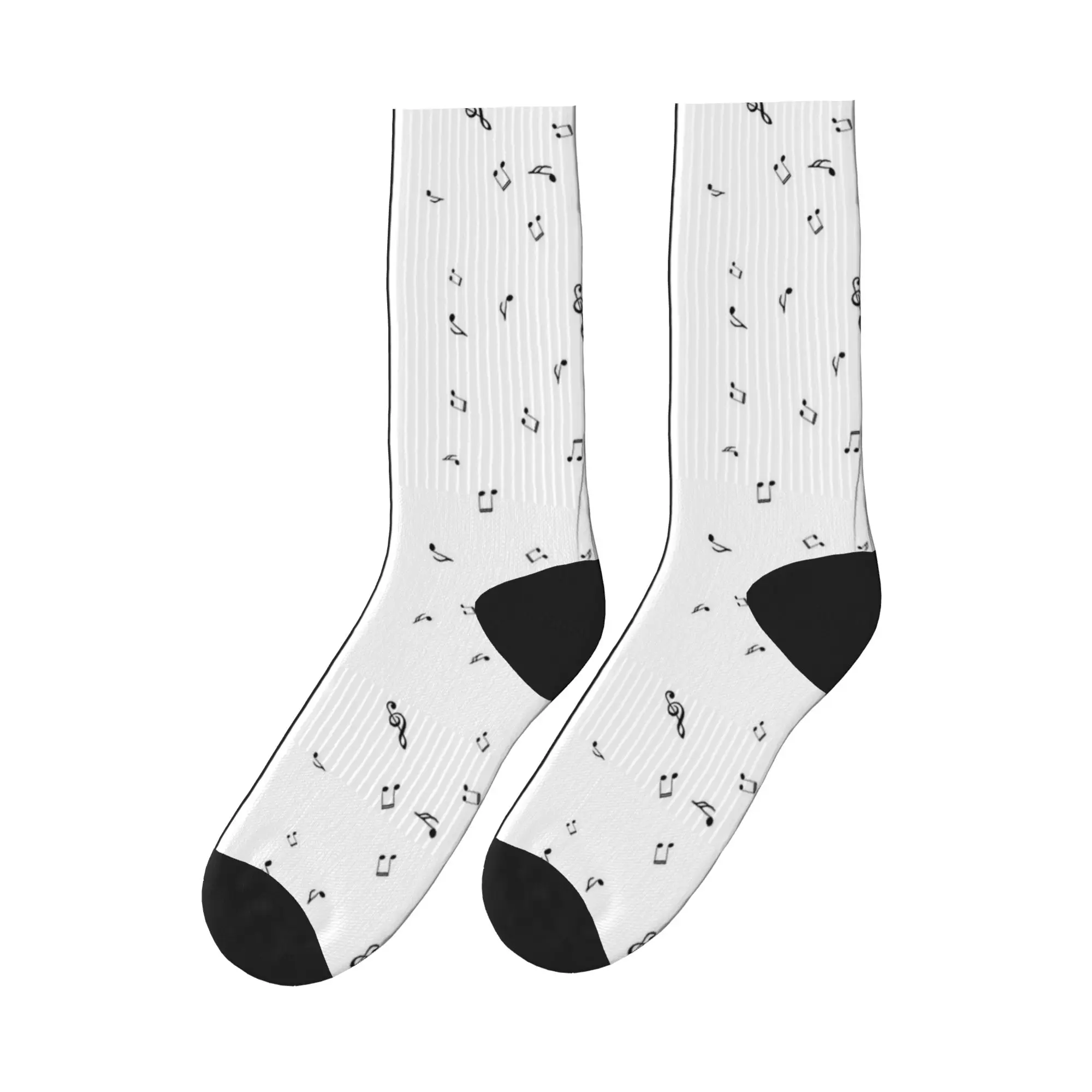 أضيق الحدود مفاتيح البيانو الموسيقى ملاحظات جوارب الرجال الجوارب لينة تنفس الجوارب الموضة الربيع الدراجات المضادة للانزلاق تصميم الجوارب هدية
