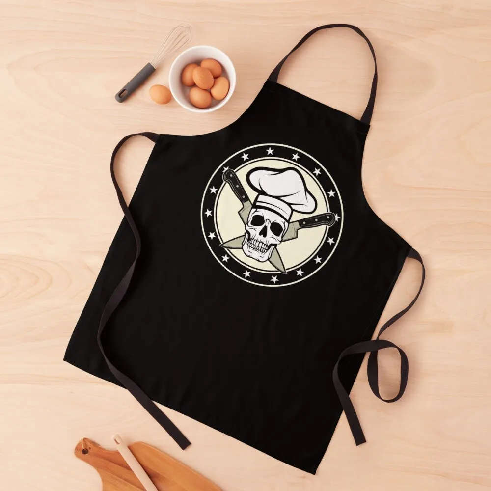 Skeleton Chef Apron hospitality aprons