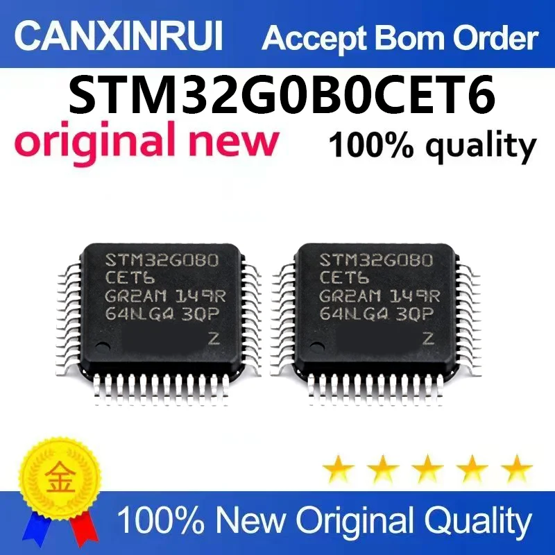(5pcs-100pcs)Brand new original STM32G0B0CET6 package LQFP-48 microcontroller