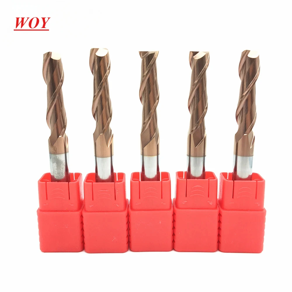 

WOY 2Flutes HRC55 End mill 10*10D*100L 1PCS 5PCS 10PCS Tungsten Steel Soild Carbide Endmills cutting tool CNC maching