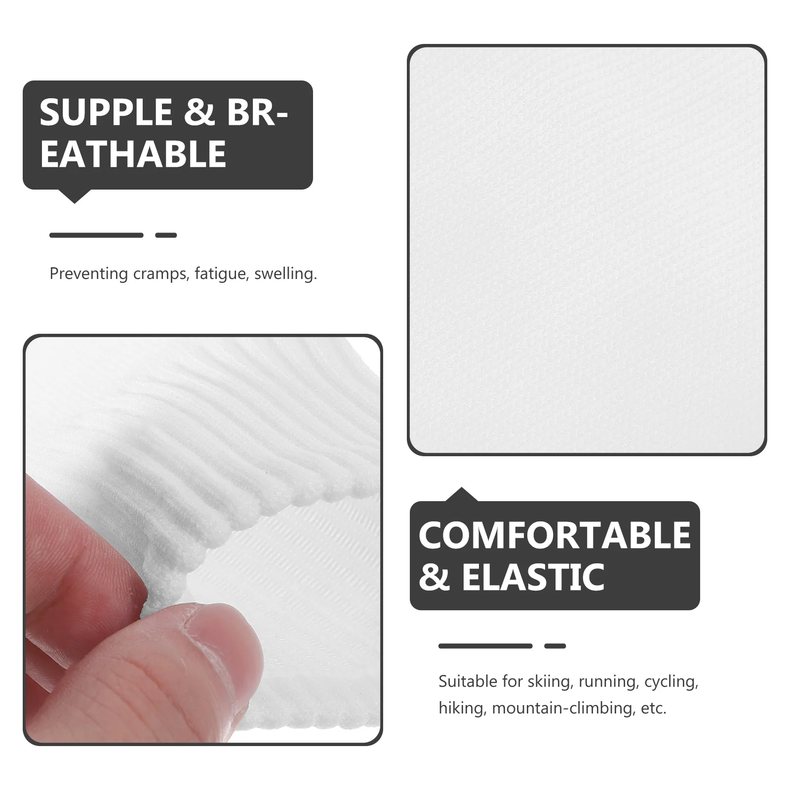 

2Pairs Sports Football Compression Socks Soccer Stockings Kids Men Calf Socks Breathable Sweat Wicking Soccer Stockings