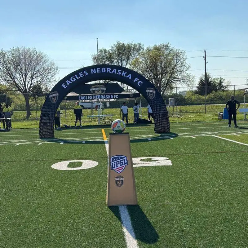 Portable Custom  Winner Arch Display Stands on Football Field for Championship Event Competition Sponsor Entrance  Arches
