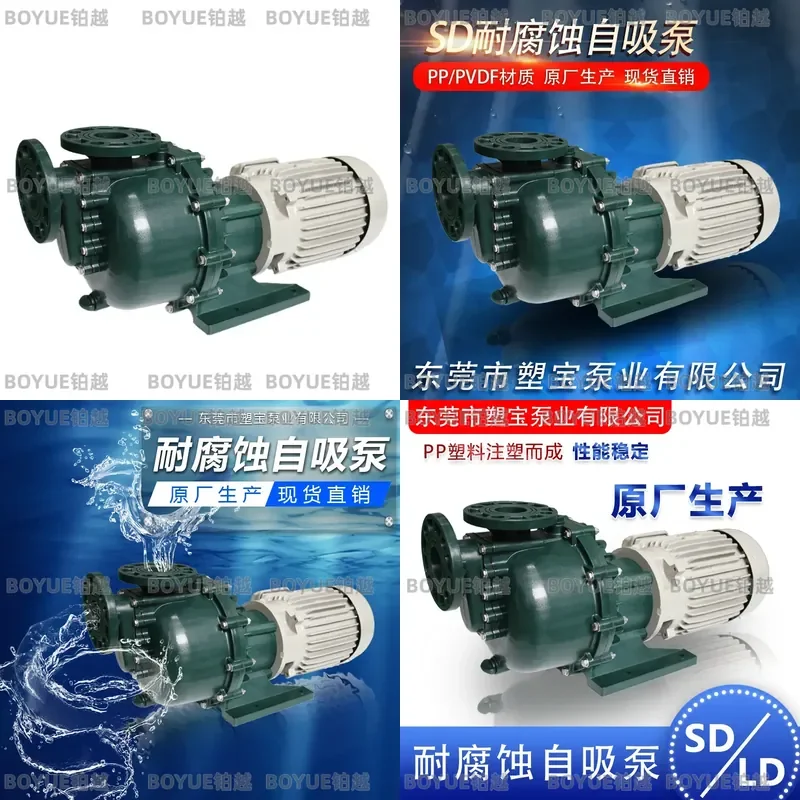 Electroplating Acid Alkali Resistant Self Priming Centrifugal Pump for Industrial Wastewater Treatment Chemical Liquid