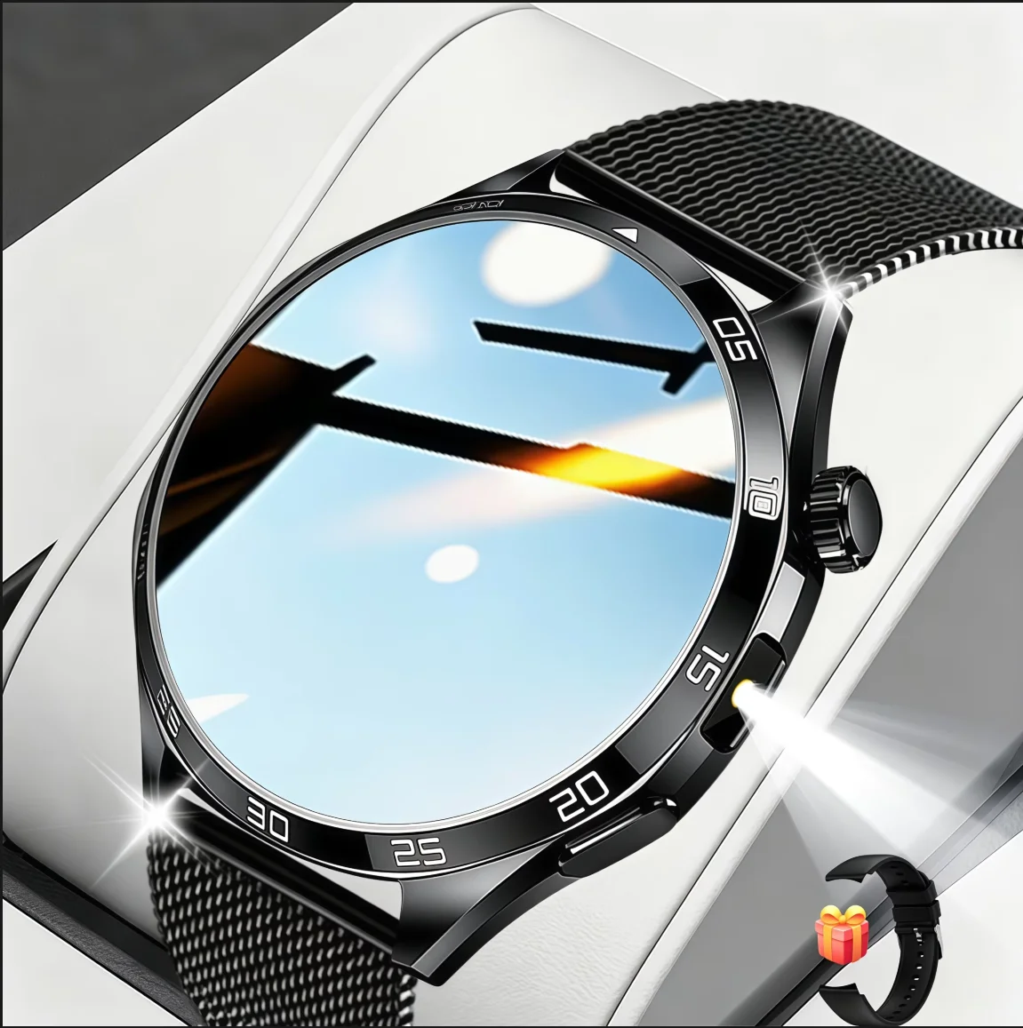 Unisex Smart Watch Compatible for Android, Smartwatch with Answer/Reject Calls, Message Notifications, Caller ID, Find Phone