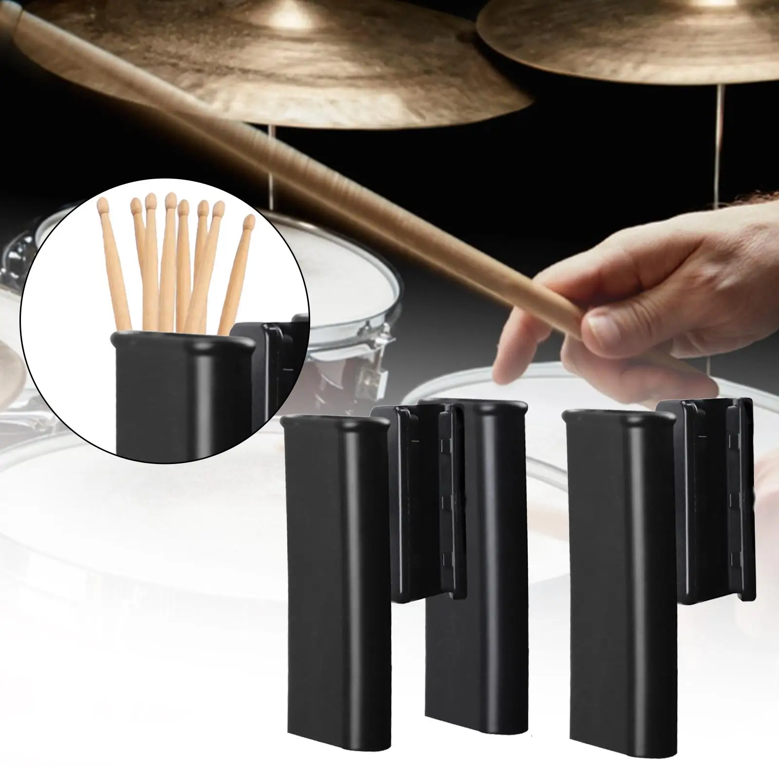 Drumstick Holder, Professsional Drumstick Container for Beginner Drum Lovers