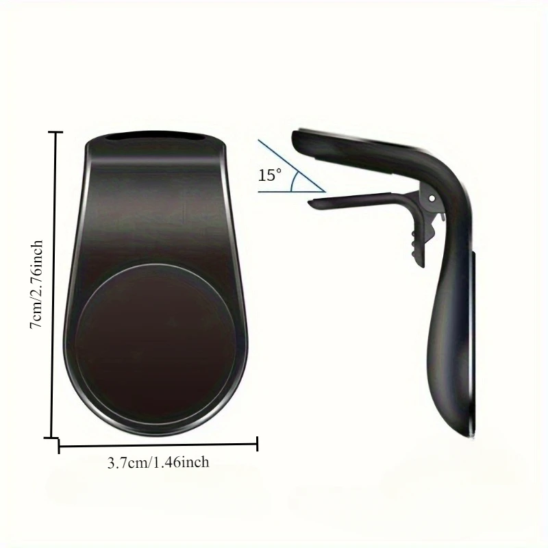 1 шт. магнитный автомобильный кронштейн для мобильного телефона L-образный автомобильный кронштейн для выпуска воздуха магнитный автомобильный кронштейн для мобильного телефона