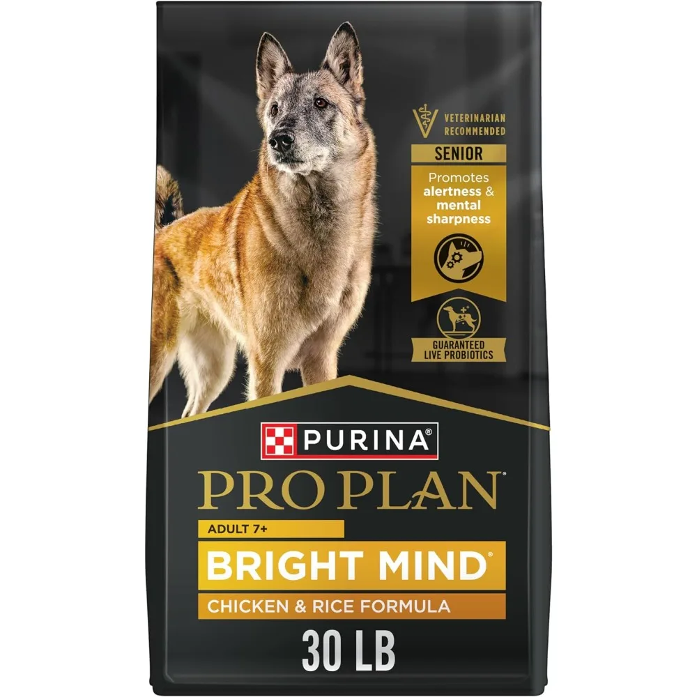 

Senior Dog Food With Probiotics for Dogs, Bright Mind 7+ Chicken & Rice Formula - 30 lb. Bag