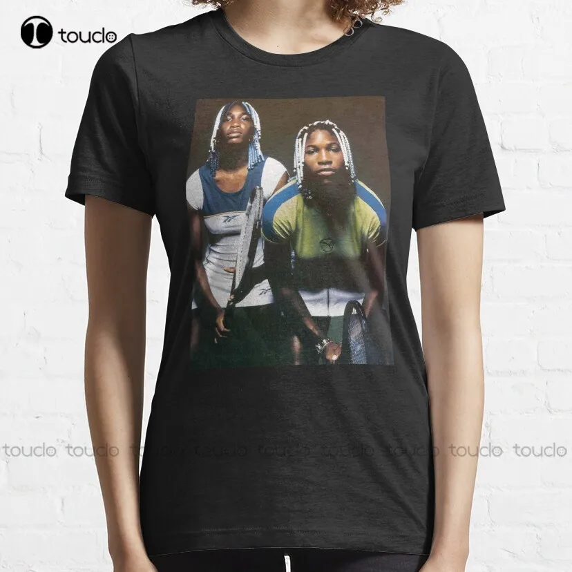 Venus and Serena Williams Classic T-Shirt men short sleeve shirts Custom aldult Teen unisex digital printing xs-5xl All seasons