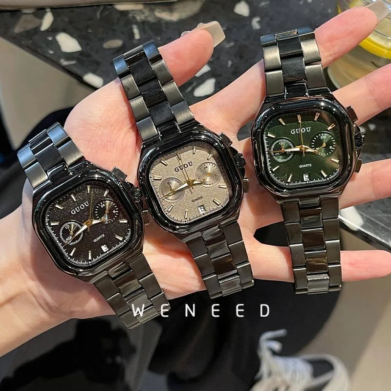 

Модные фиолетовые женские кварцевые часы премиум-класса 2024, мульти-стиль, водостойкий ремешок из сплава, жемчужный браслет, часы-браслет, подарок для влюбленных девушек