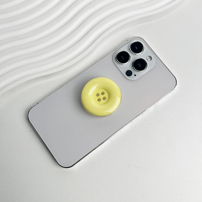 Niedlicher Knopf-Telefonhalter Griptok Halterung Grip Tok für IPhone Samsung Universal-Zubehör Telefonbuchse Ring Stützständer