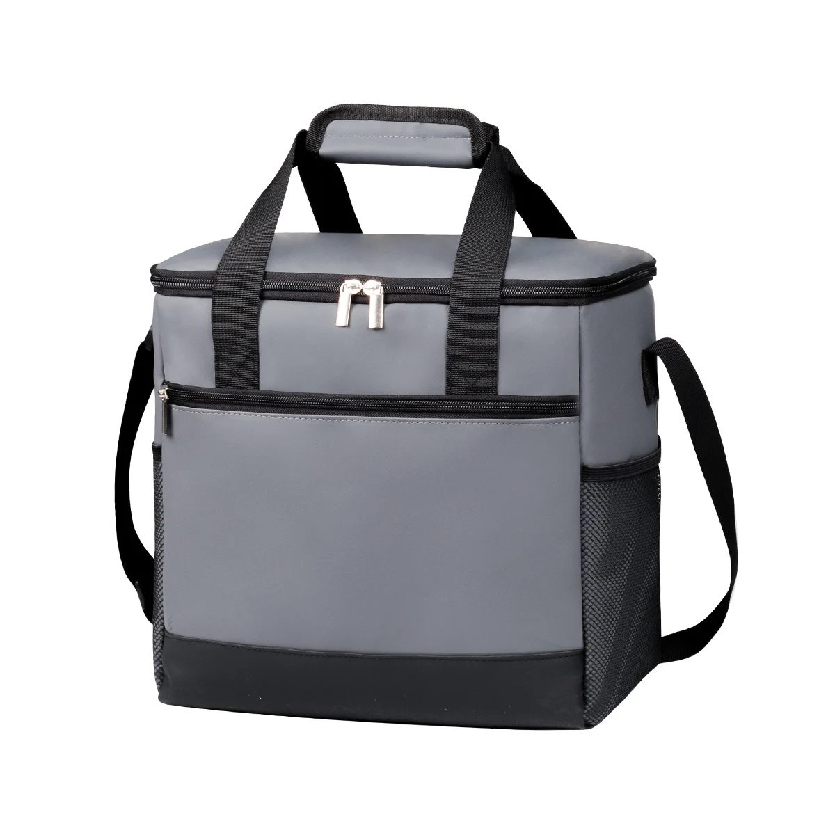 8L wasserdichte, isolierte Lunch-Tasche mit PEVA-Folien-Innenfutter für Camping, Arbeit und Pendeln, tragbare Bento-Tasche