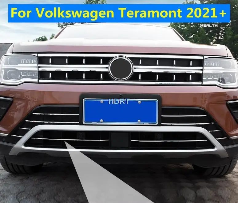 

Решетка для передней решетки автомобиля, планки для Volkswagen VW Teramont Atlas 2021 2022 2023, аксессуары, украшение для автостайлинга