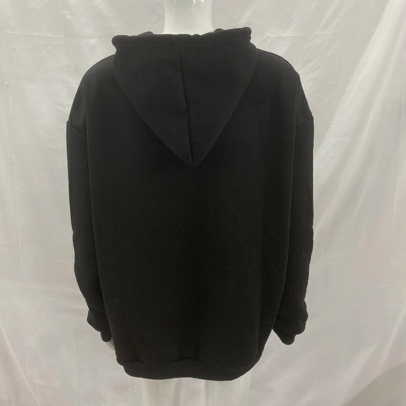 Y2K American Collage Devil Eye Pattern Print Trendy Design personalizzato Pullover ampio per il tempo libero Felpa con cappuccio da donna da uomo