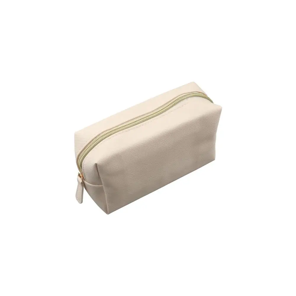 Saco de cor sólida bolsa de lavagem com zíper creme cor sacos de maquiagem organizador de viagem sacos de armazenamento coreano feminino saco de higiene pessoal sacos de cosméticos