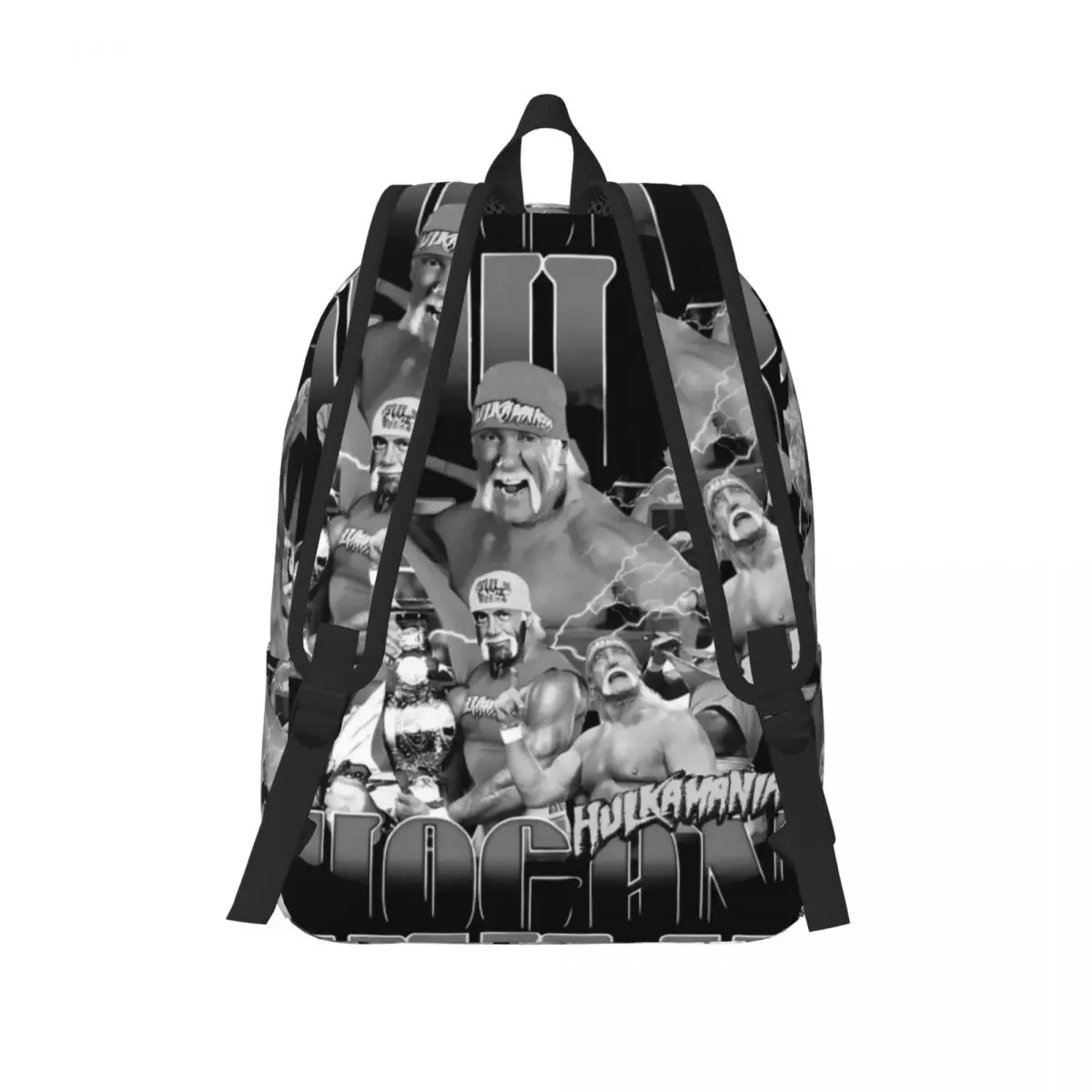 Hulk Hogan R.i.p. Hulkamania Backpack Unisex Polyester Travel Backpacks Soft Stylish High School Bags Rucksack