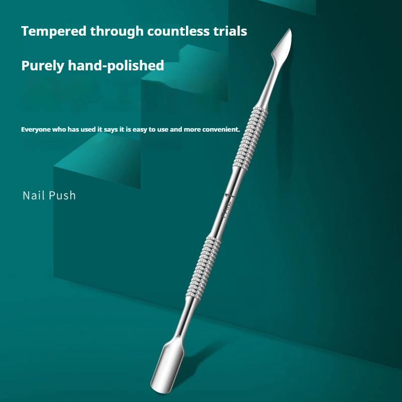 CNK Hook Type Cuticle Pusher Nail Polish Polish Peeler Scraper Remover Gel Nail Stainless Steel Clean Manicure Tool for Nail Art