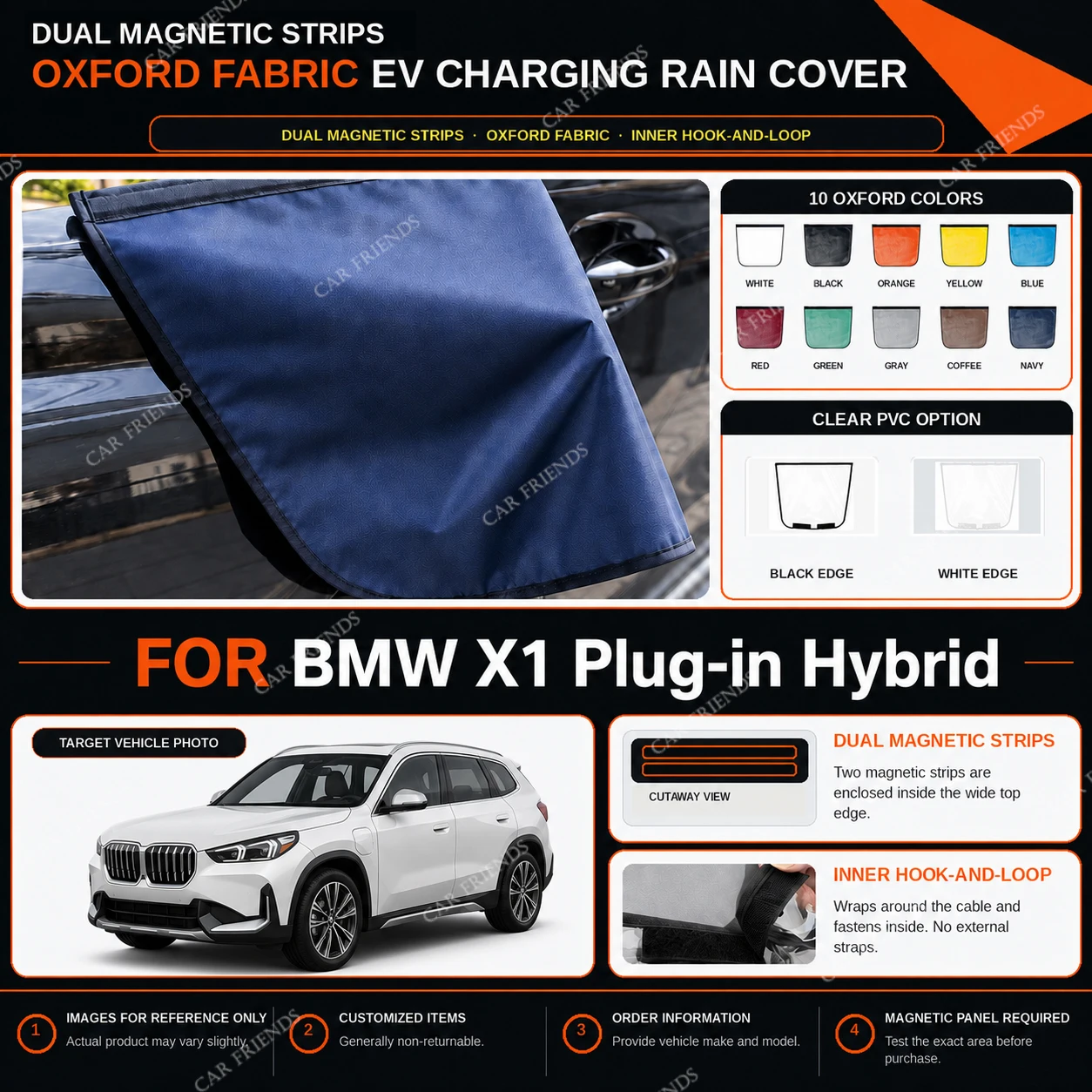 capa-de-chuva-para-porta-de-carregamento-de-veiculos-eletricos-em-tecido-oxford-para-bmw-x1-plug-in-hybrid-com-tiras-magneticas-duplas-repelente-a-Agua-para-carregamento-externo
