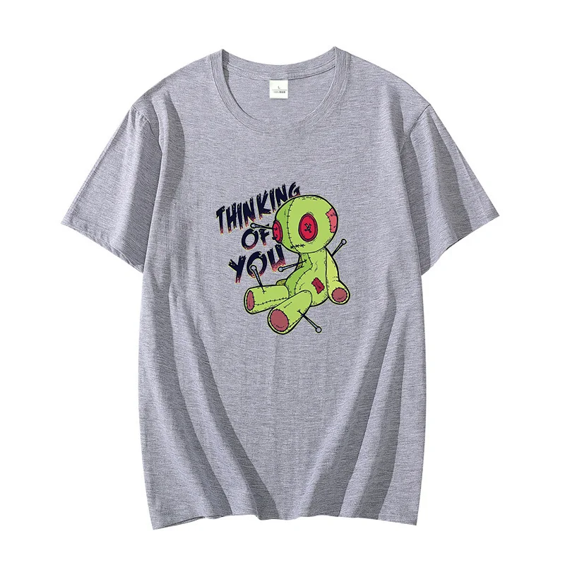 Voodoo Doll Funny Graphic T Shirt For Men Cotton T-shirt O-neck T-shirt Short Sleeve t-shirts Summer Harajuku Men's Clothing