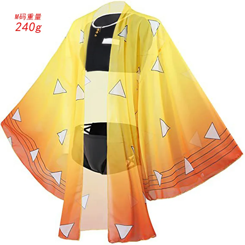 Ghost Blade Swimsuit Butterfly Ninja Charcoal Jiro My Wife Shanyi Bikini Swimsuit Cosplay Dress Chiffon Dress