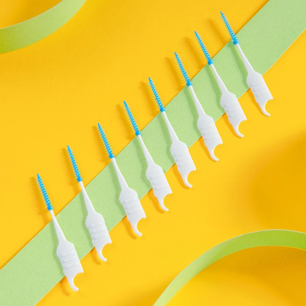 

200pcs Interdental Brush Portable Teeth Cleaning Tools For Gaps Oral Care Supplies Dental Floss Picks Travel Use
