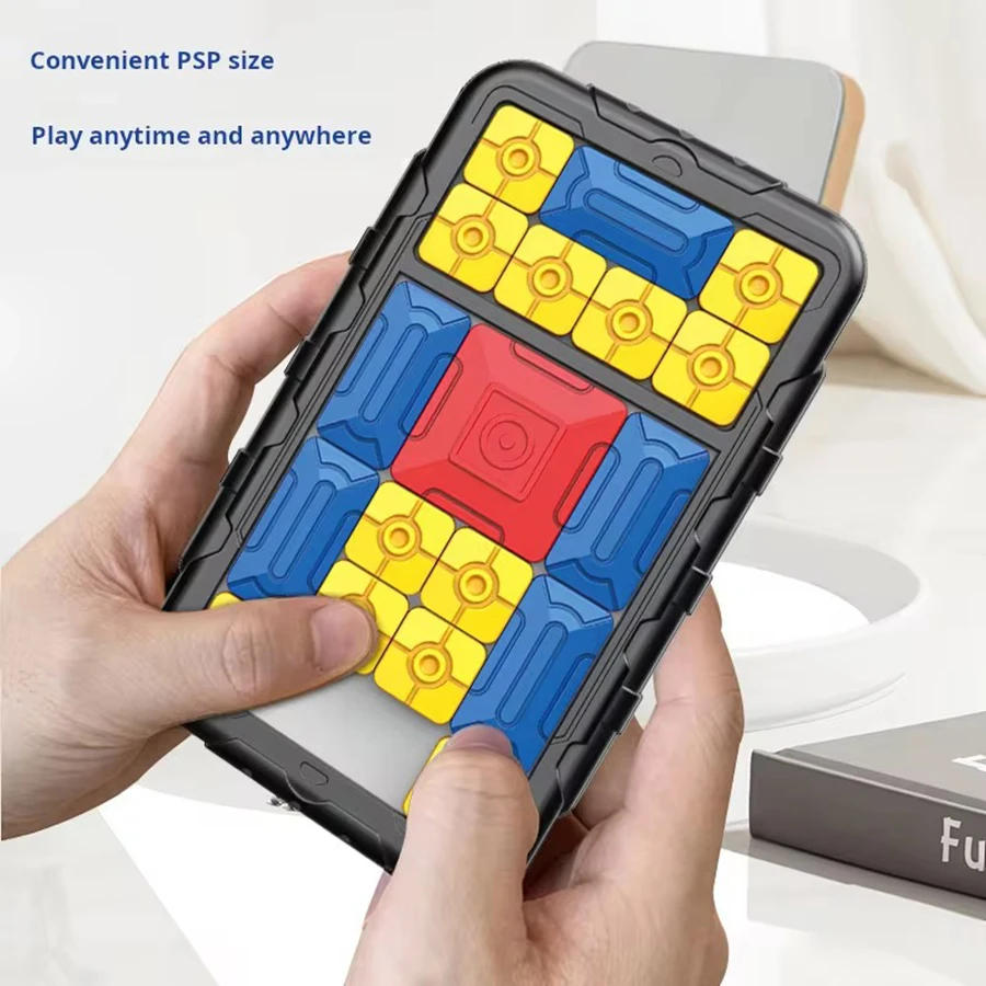 Blocco scorrevole Gioco cerebrale Sfida Huarong Road Rompicapo Puzzle scorrevoli Pensiero logico Giocattolo interattivo Gioco da tavolo Regalo per bambini