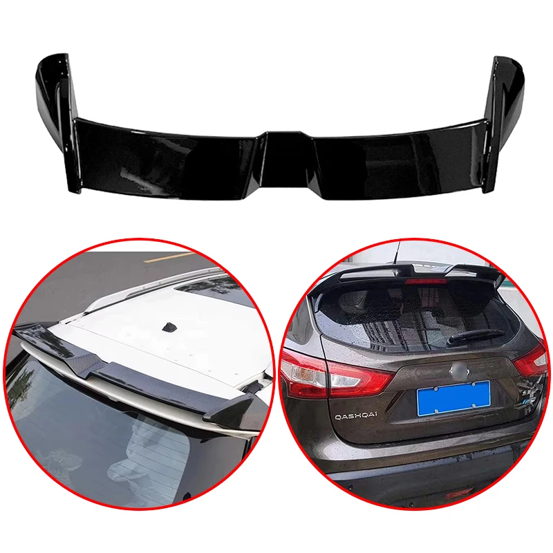 

High Quality ABS Car Rear Roof Wing Spoiler Glossy Black For NISSAN Qashqai J11 2016 2017 2018 2019 2020 2021 2022 2023 2024