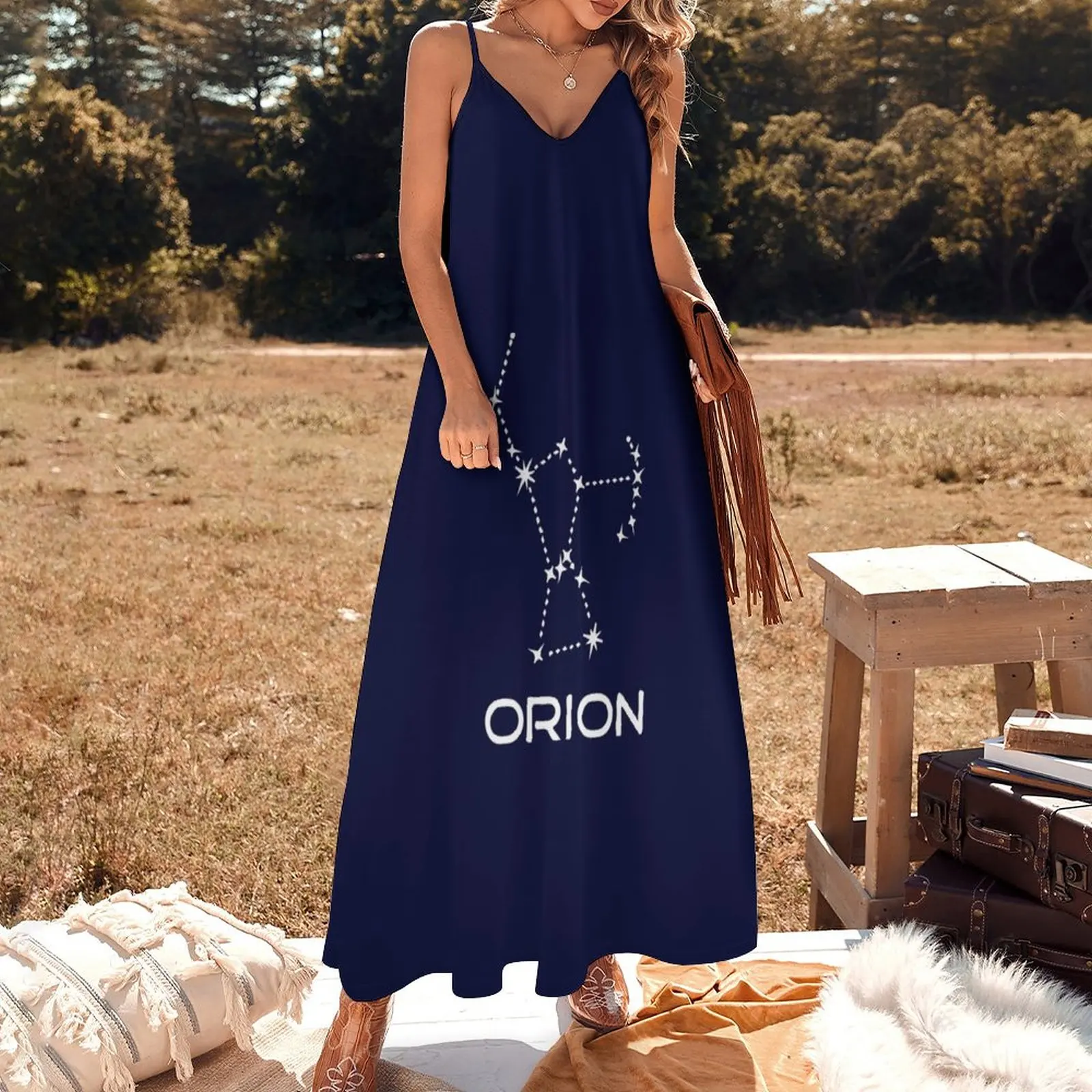 Orion-constellation Sleeveless Dress clothes for women dresses korean style Women's skirt