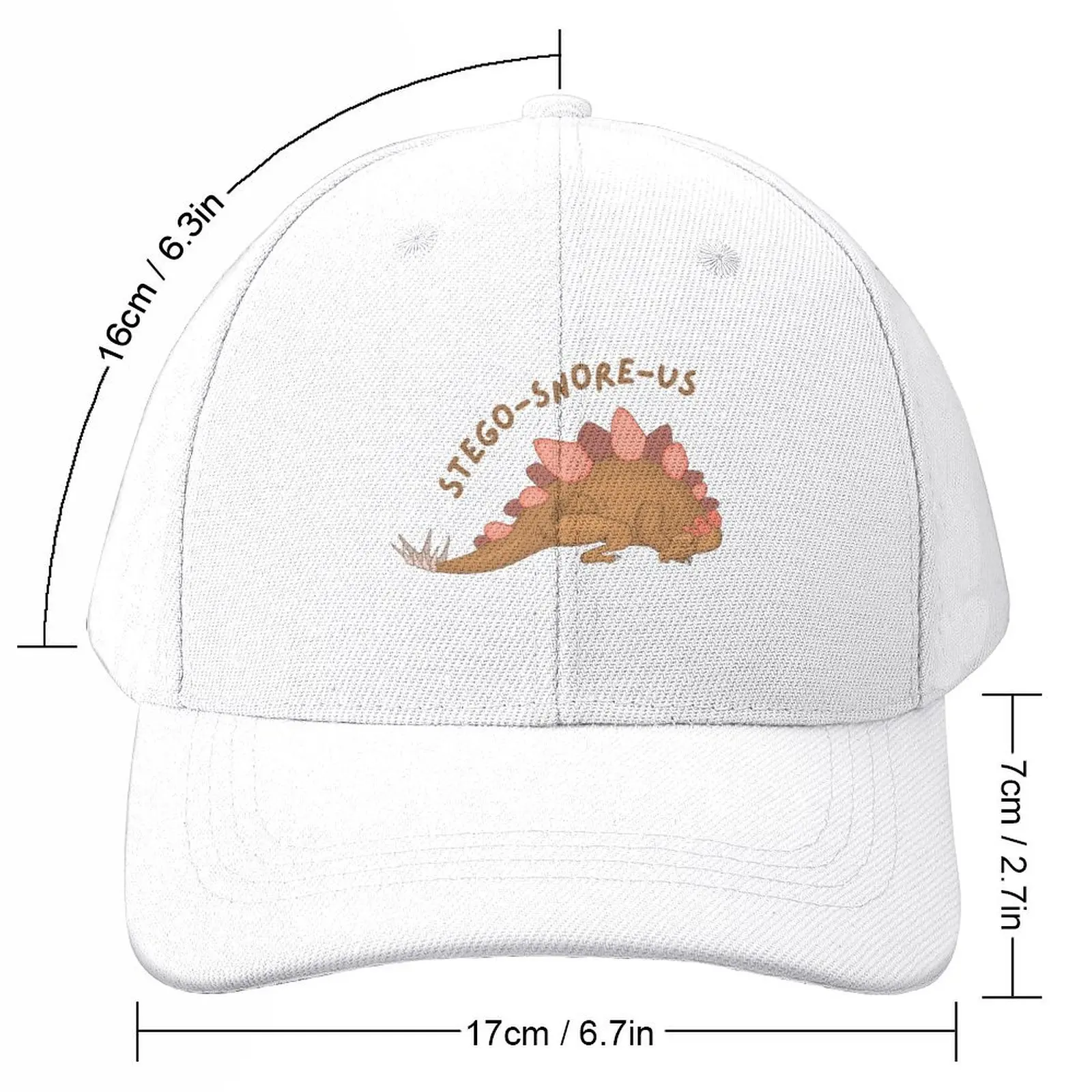 Snoring Dinosaur Stego-Snore-us Sleeping Stegosaurus Baseball Cap hard hat Uv Protection Solar Hat For Women 2024 Men's