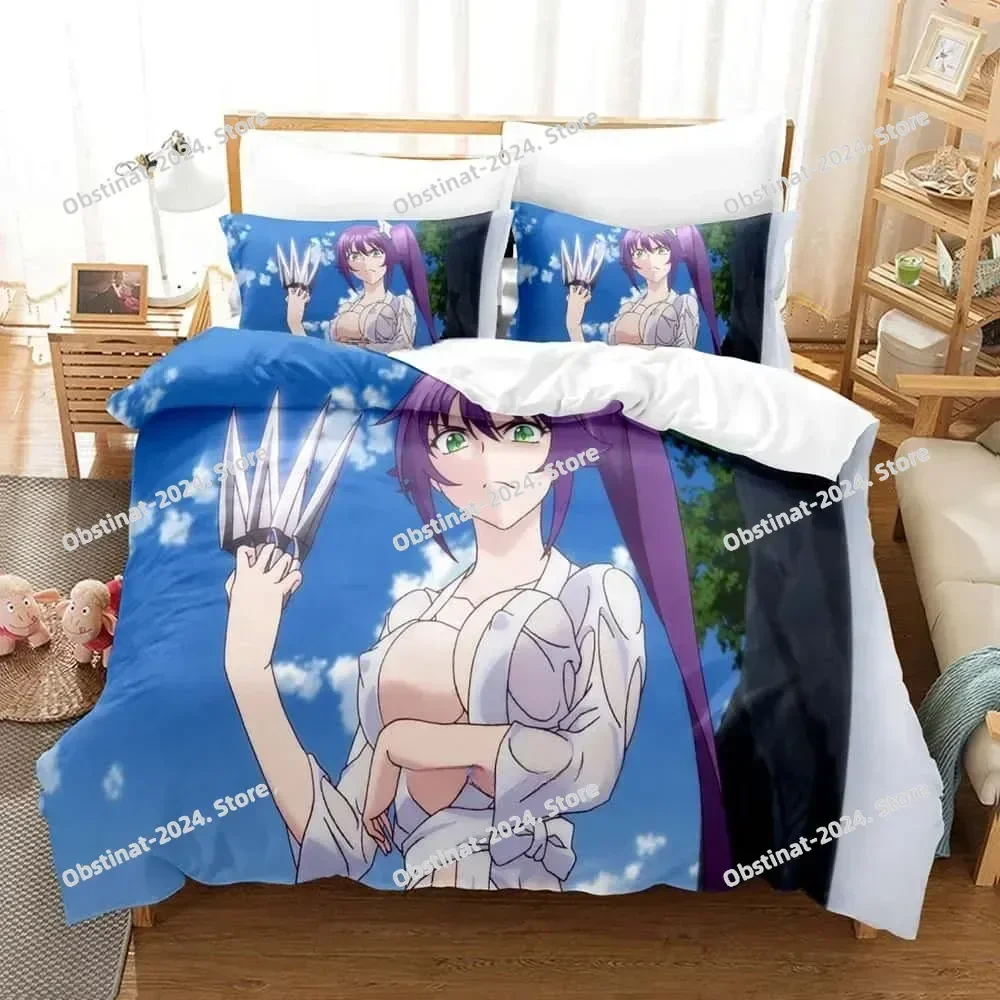 

3D Anime Yuragi-sou No Yuuna-san Bedding Set Print With Pillowcase Duvet Cover Soft Single Double Queen Super King Size Bedroom
