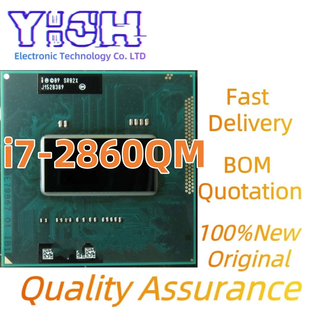 

100%New Original i7-2860QM i7 2860QM SR02X 2.5 GHz 8M 45W Socket G2 rPGA988B HM65 HM67 i7-2860 QM PGA988 PGA 988 in stock